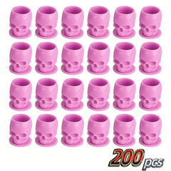 200pcs Tattoo Ink Cups Pigment Ink Caps Ink Holder Plastic