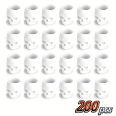 200pcs Tattoo Ink Cups Pigment Ink Caps Ink Holder Plastic