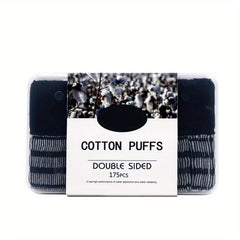 175/350pcs Bamboo Charcoal Makeup Pads Natural Square Puff