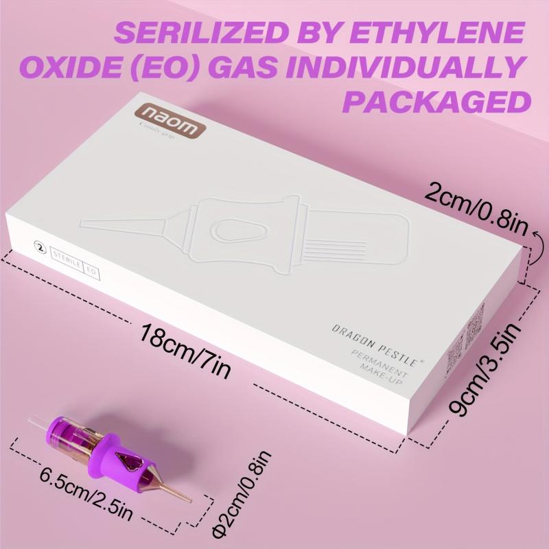 10pcs Tattoo Cartridge Needles Disposable Liner For Artists Beginners Body Art