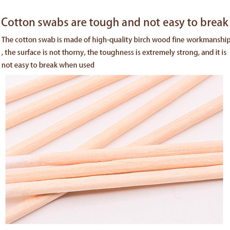 100pcs Microblading Cotton Swabs Disposable Pointed Tip Swabs
