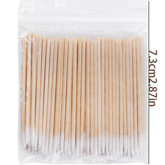 100pcs Microblading Cotton Swabs Disposable Pointed Tip Swabs
