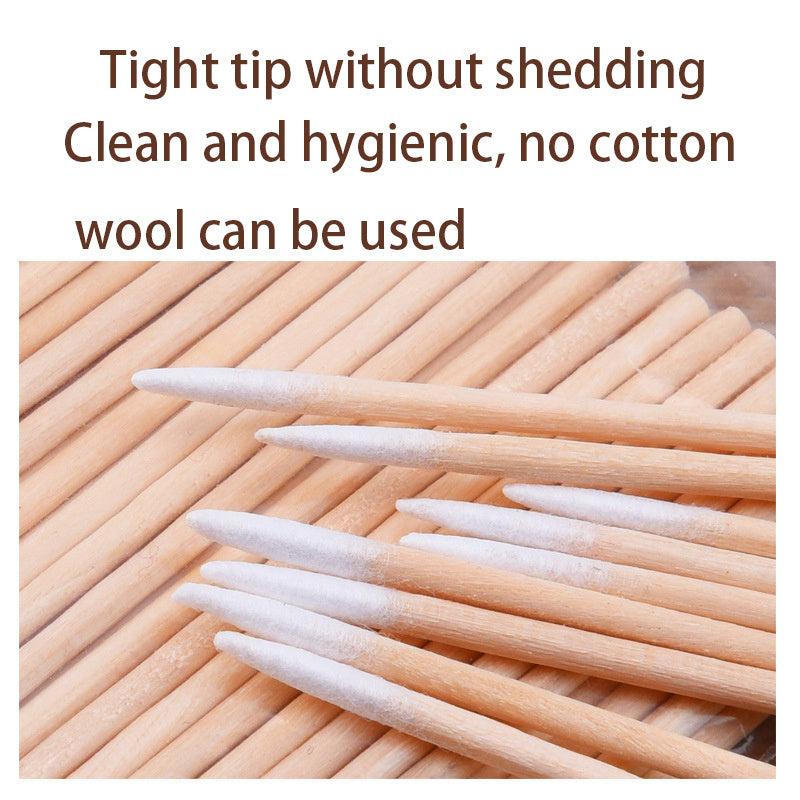 100pcs Microblading Cotton Swabs Disposable Pointed Tip Swabs
