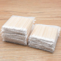 100pcs Microblading Cotton Swabs Disposable Pointed Tip Swabs