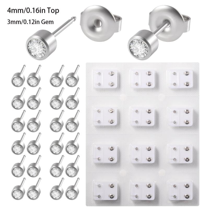 Painless Piercing Gun Kit with Birthstone Earring Studs