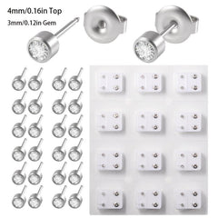 Painless Piercing Gun Kit with Birthstone Earring Studs