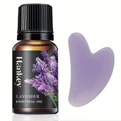 Natural Resin Gua Sha Facial Tool Set with Essential Oil