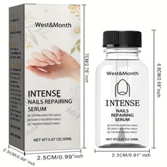 Nail Repair Essence Liquid Hand Foot Grey Soft Yellowing Thickening Shining