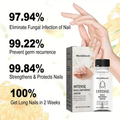 Nail Repair Essence Liquid Hand Foot Grey Soft Yellowing Thickening Shining