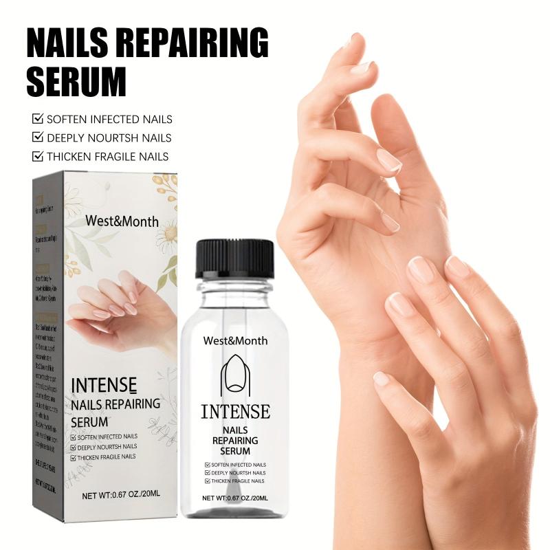 Nail Repair Essence Liquid Hand Foot Grey Soft Yellowing Thickening Shining