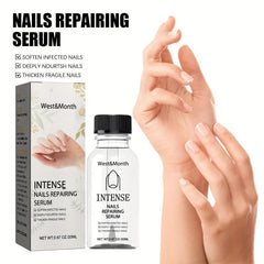 Nail Repair Essence Liquid Hand Foot Grey Soft Yellowing Thickening Shining