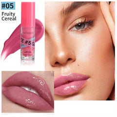 Nourishing Lip Gloss & Lipstick Set, 8 Colors, Plumping Formula