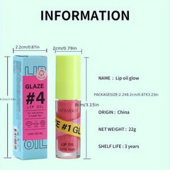 Nourishing Lip Gloss & Lipstick Set, 8 Colors, Plumping Formula
