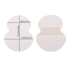 12Pairs Underarm Sweat Pads Armpit Guards Absorbant Deodorant Pad