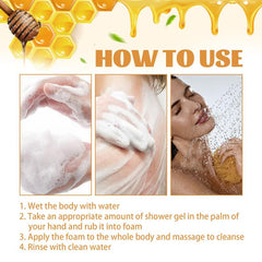 Honey Shower Gel Moisturizing Lotion