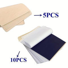 5pcs Tattoo Skin & 10pcs Transfer Paper Microblading Tools for Permanent Makeup