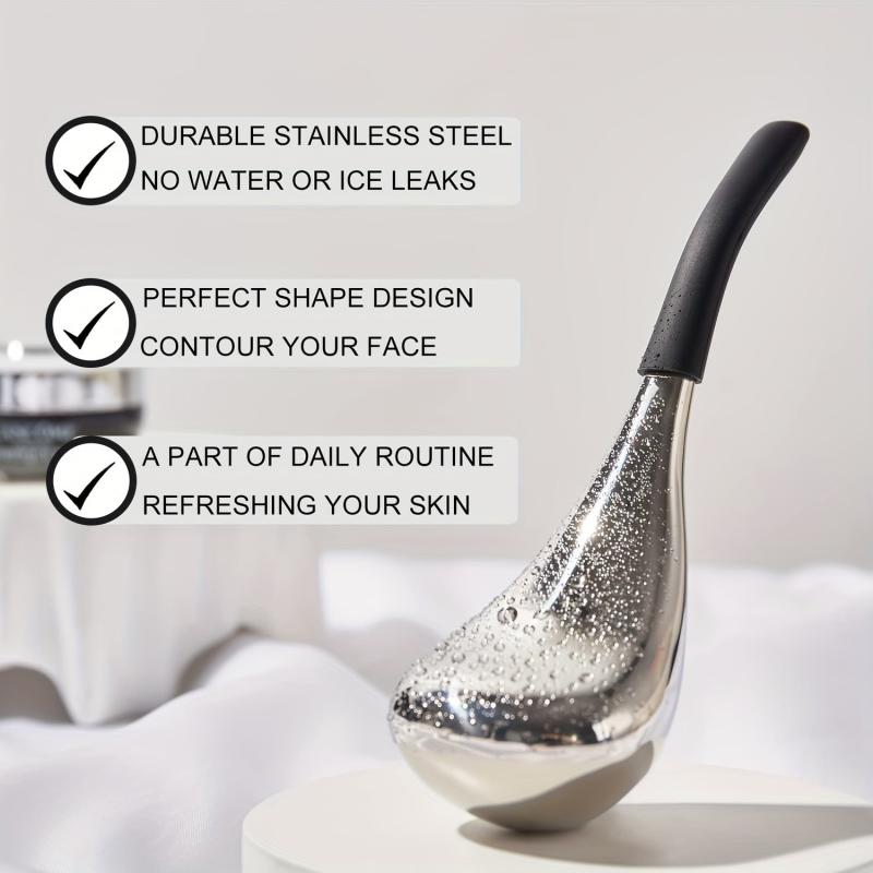 Stainless Steel Face Beauty Cryo Sticks Cooling Spa Globes Cold Roller