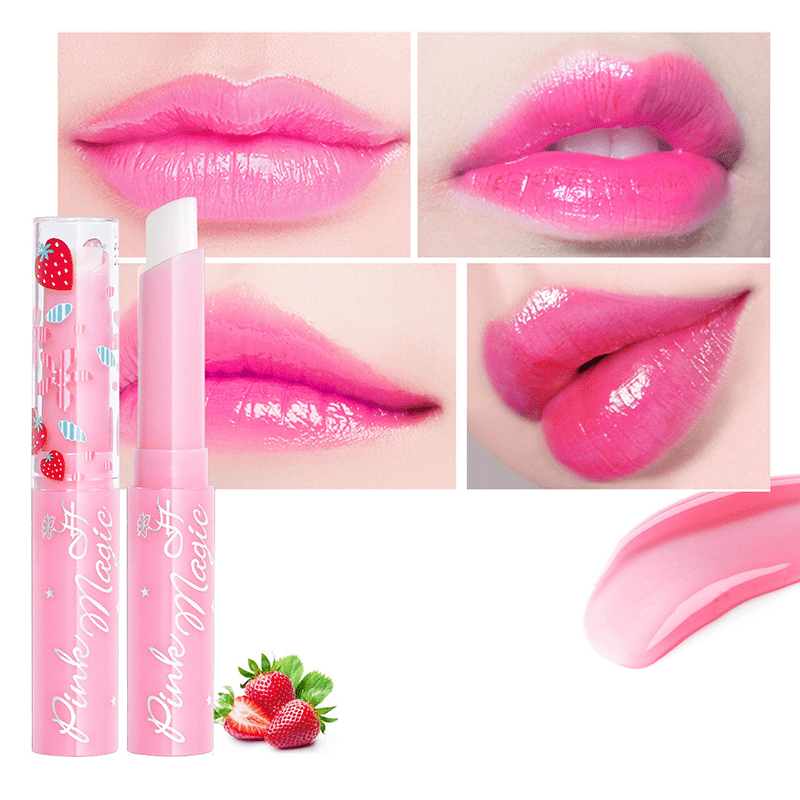Strawberry Lipstick Long Lasting Waterproof Lip Balm