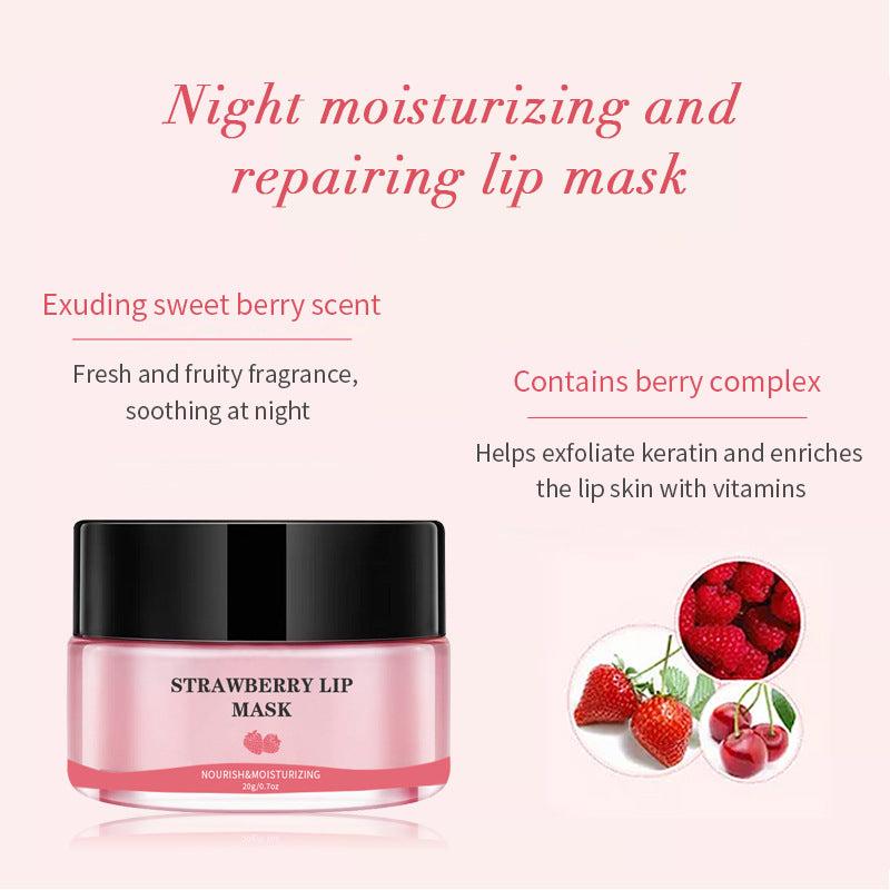 Moisturizing Lip Scrub & Mask Exfoliates & Hydrates, Reduces Wrinkles