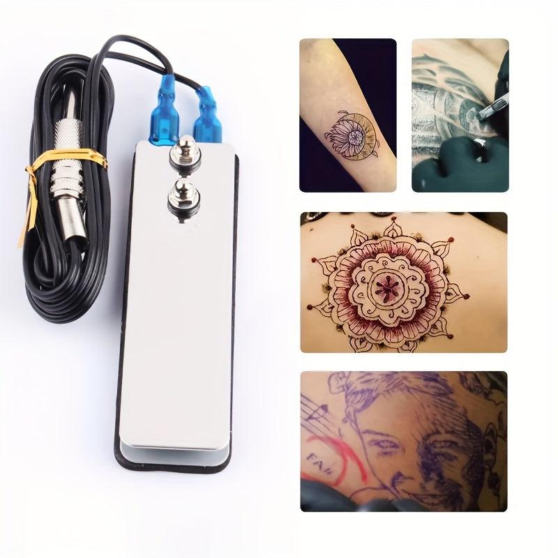Tattoo Foot Pedal Kit with Machine Switch, Clip Cords, Sleeves