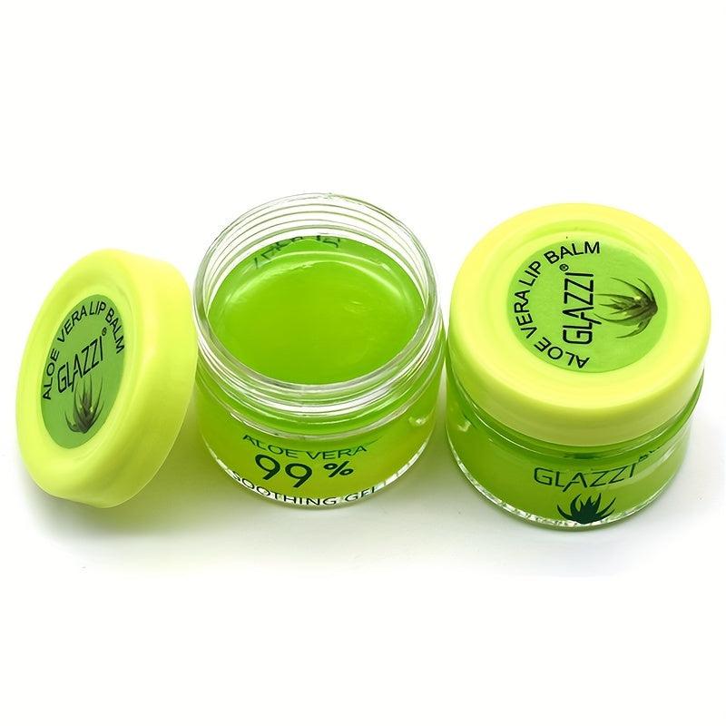 2PCS Transparent Lip Balm Nourishing Jelly Lustrous Dewy Finish