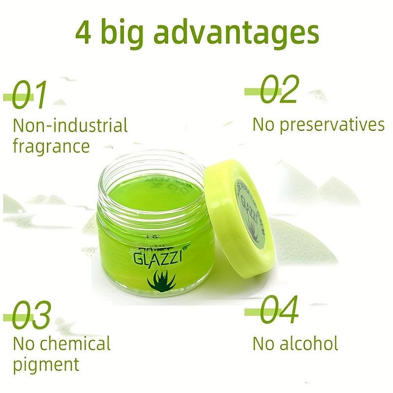 2PCS Transparent Lip Balm Nourishing Jelly Lustrous Dewy Finish