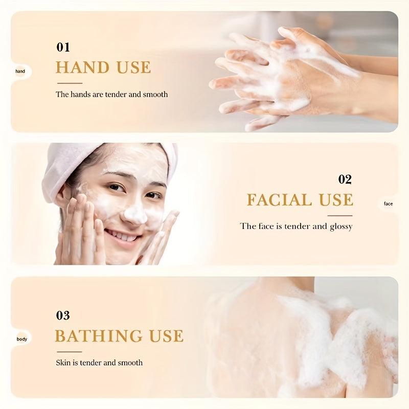 Rice Soap Cleansing Bath Deep Cleansing Essential Soap