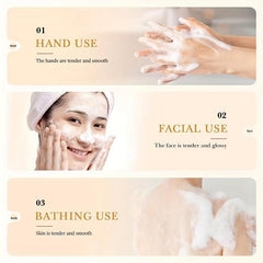 Rice Soap Cleansing Bath Deep Cleansing Essential Soap