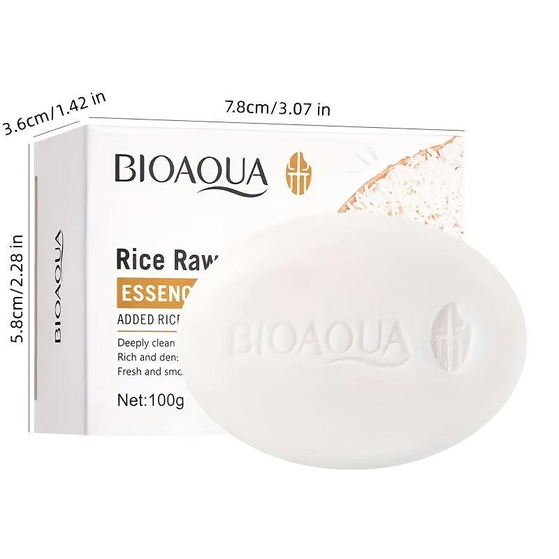 Rice Soap Cleansing Bath Deep Cleansing Essential Soap