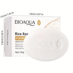 Rice Soap Cleansing Bath Deep Cleansing Essential Soap