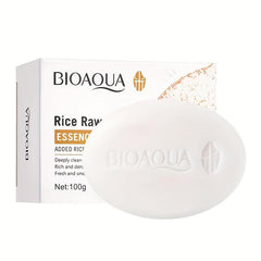 Rice Soap Cleansing Bath Deep Cleansing Essential Soap