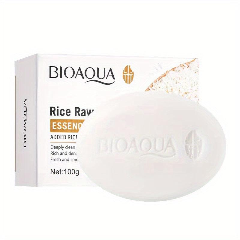 Rice Soap Cleansing Bath Deep Cleansing Essential Soap