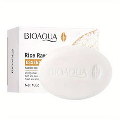 Rice Soap Cleansing Bath Deep Cleansing Essential Soap