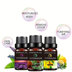 6-Piece Herbal Plant Essential Aromatherapy Set