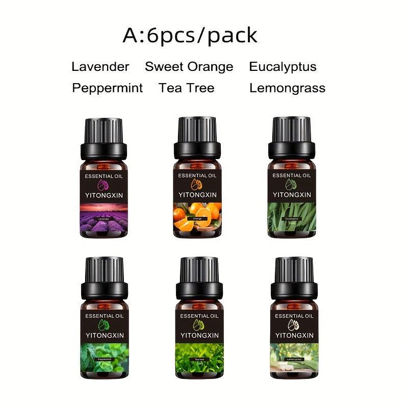 6-Piece Herbal Plant Essential Aromatherapy Set