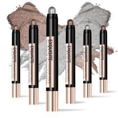 Pearly & Shimmering Earth Tone Eyeshadow Stick Palette