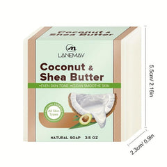 Coconut & Shea Butter Skin Care Soap for Softer Skin