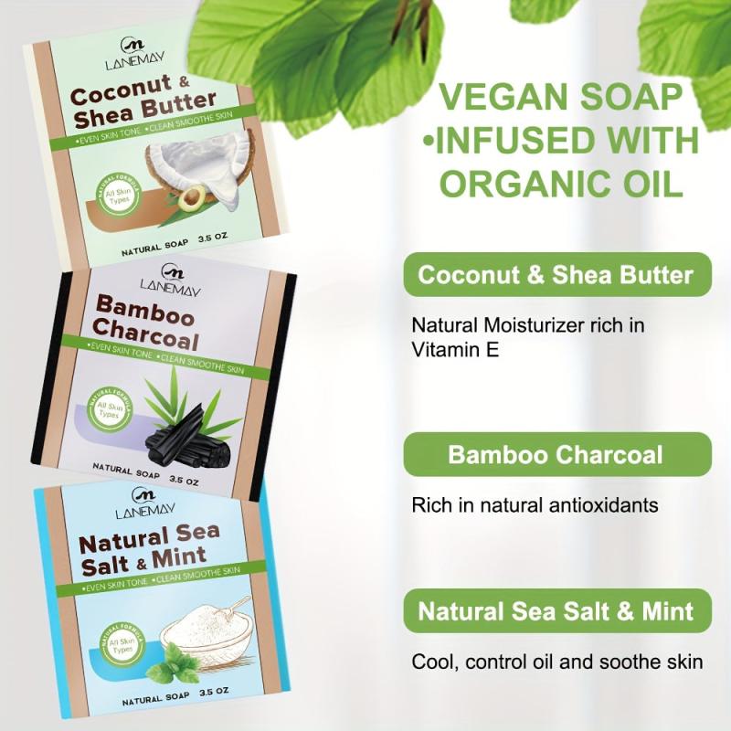 Coconut & Shea Butter Skin Care Soap for Softer Skin