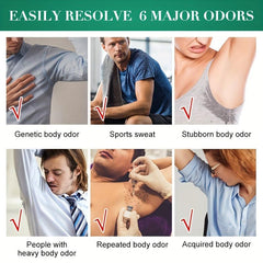 Body Odor Remover Spray - Underarm Deodorant Spray with 24hr Protection