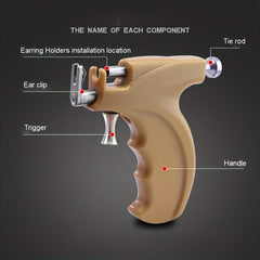 Ear Piercing Kit with Stainless Steel Studs for Men and Women