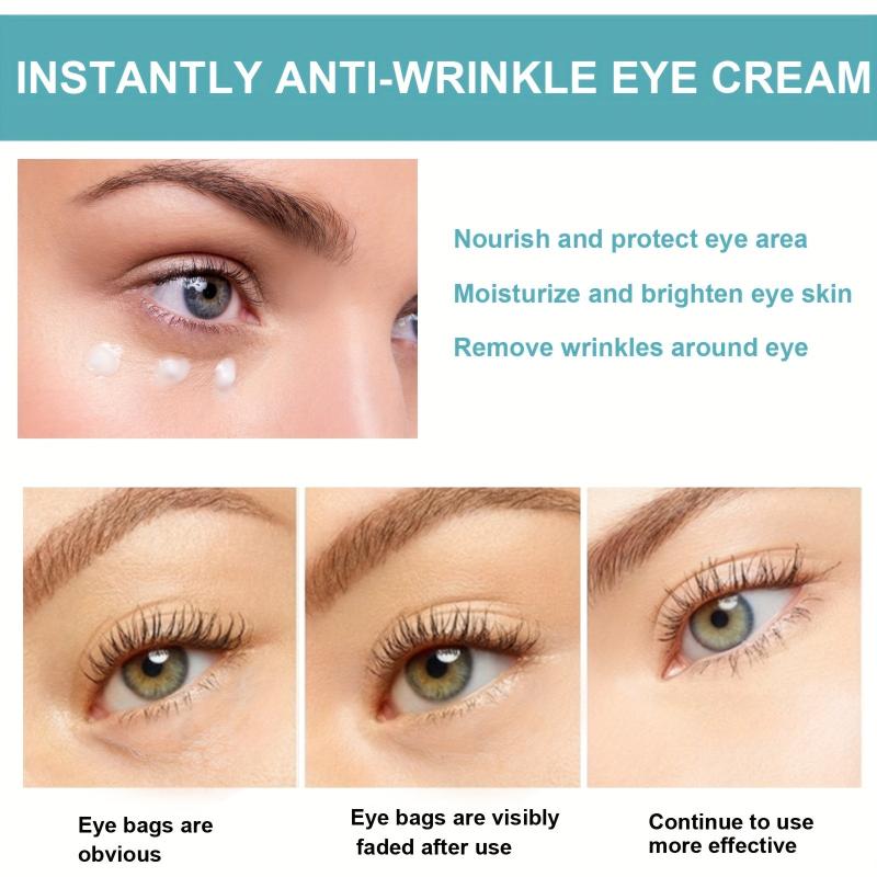 Instant Wrinkle Diminishing Eye Cream - Fade Fine Lines, Dark Circles, Hydrating