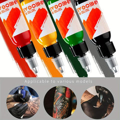 7 Colors Tattoo Ink Set Professional Tattoo Pigment Set Long Lasting
