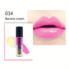 Colorful Lip Glaze Three Ice Cream Cream Lip Gloss Watermelon Pink