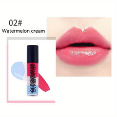 Colorful Lip Glaze Three Ice Cream Cream Lip Gloss Watermelon Pink