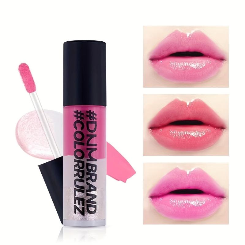 Colorful Lip Glaze Three Ice Cream Cream Lip Gloss Watermelon Pink