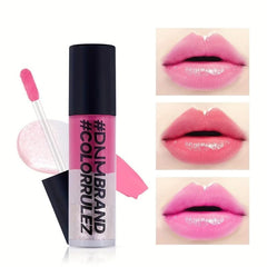 Colorful Lip Glaze Three Ice Cream Cream Lip Gloss Watermelon Pink