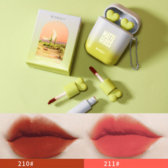 Waterproof Velvet Lip Stain Earphone Dual Lip Gloss