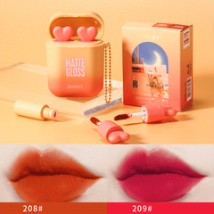 Waterproof Velvet Lip Stain Earphone Dual Lip Gloss