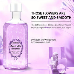 Natural Lavender Shower Gel 100ml Moisturizes & Cleanses Skin
