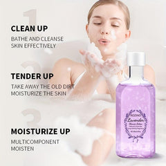 Natural Lavender Shower Gel 100ml Moisturizes & Cleanses Skin